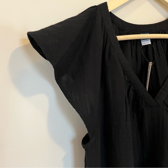 Old Navy Black Cotton Mini Dress - Picture 6 of 12